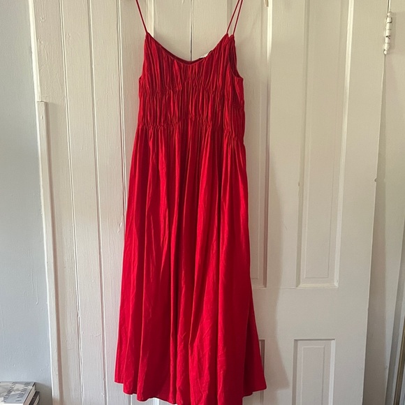 Madewell Red Maxi Dress with Spaghetti Straps - Never Worn - Picture 1 of 3